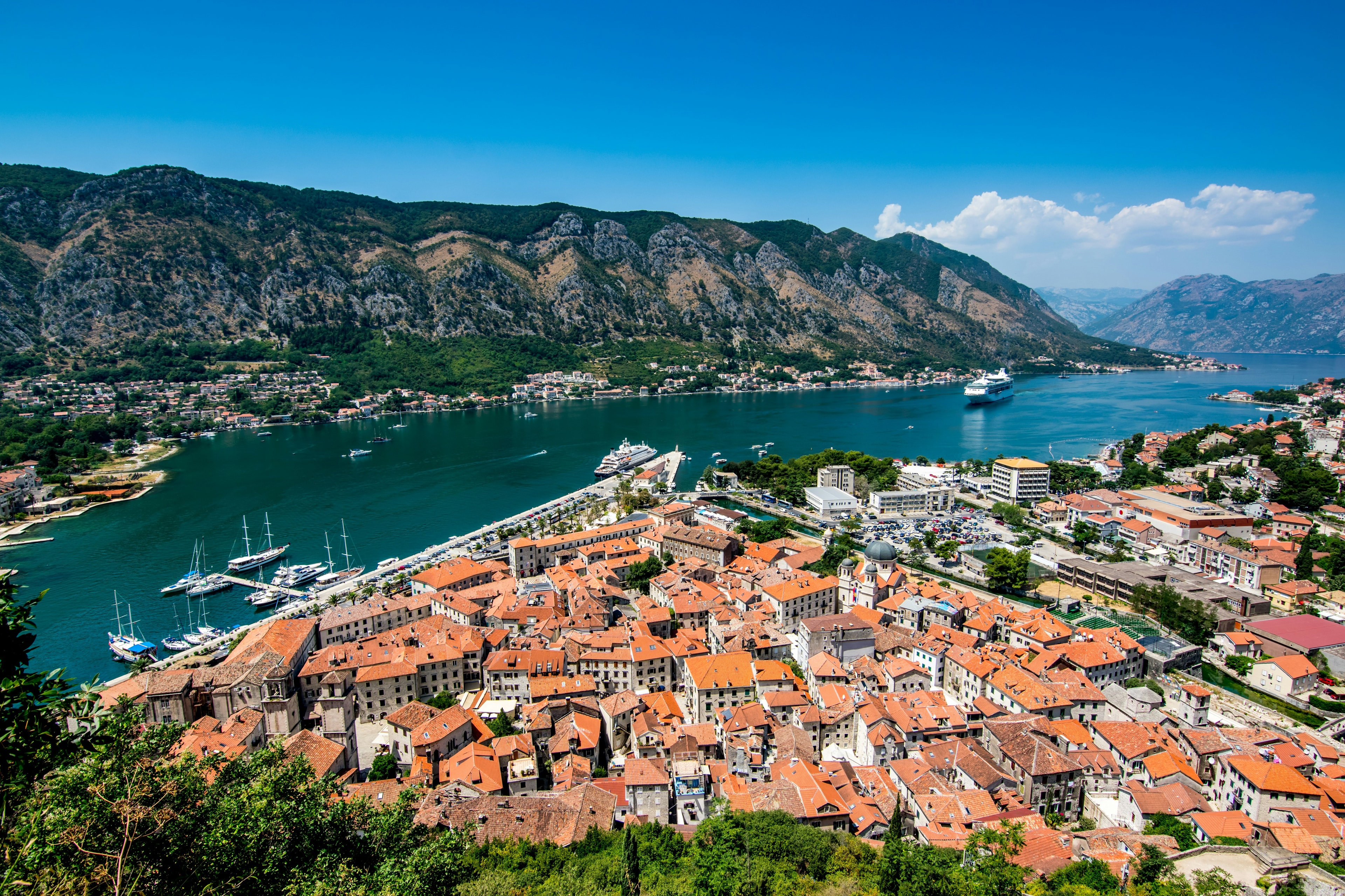 Bay of Kotor yacht charter — Montenegro's fjord-like Adriatic bay